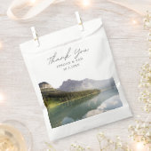 Lake Placid Wedding Foto Geschenktütchen (Ausgeschnitten)
