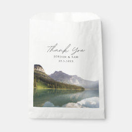 Lake Placid Wedding Foto Geschenktütchen