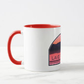 Lake Pleasant Arizona Red Sunrise Tasse (Links)