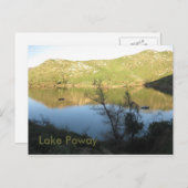 Lake Poway Postkarte (Vorne/Hinten)