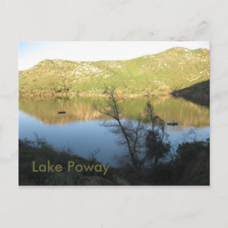 Lake Poway Postkarte