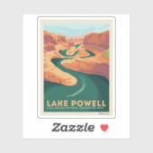 Lake Powell | Arizona & Utah Aufkleber (Blatt)