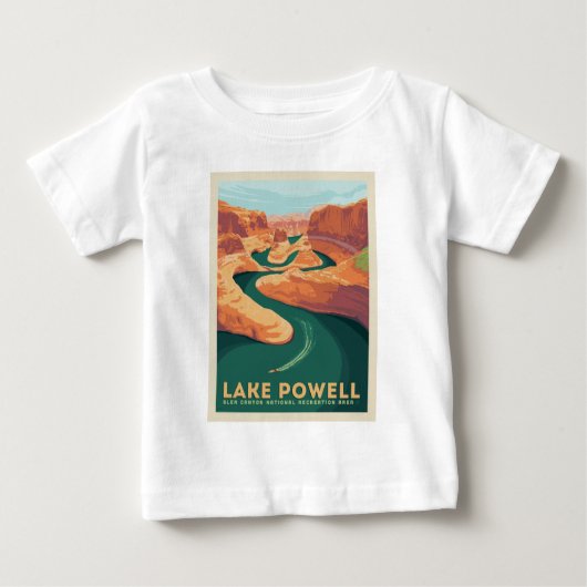 Lake Powell | Arizona & Utah Baby T-shirt (Vorderseite)