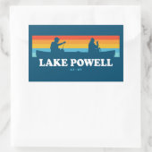 Lake Powell Arizona Utah Canoe Rechteckiger Aufkleber (Tasche)