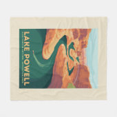 Lake Powell | Arizona & Utah Fleecedecke (Vorderseite (Horizontal))
