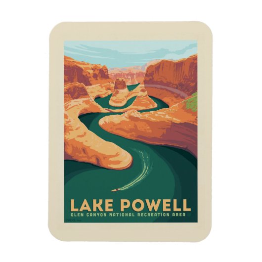Lake Powell | Arizona & Utah Magnet (Vertikal)
