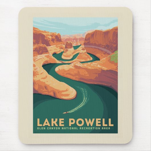 Lake Powell | Arizona & Utah Mousepad (Vorne)
