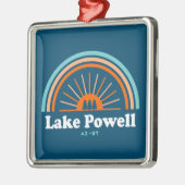 Lake Powell Arizona Utah Rainbow Ornament Aus Metall (Links)