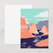 Lake Powell Dankeskarte (Vorne/Hinten)