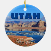 Lake Powell Houseboards Keramik Ornament (Hinten)