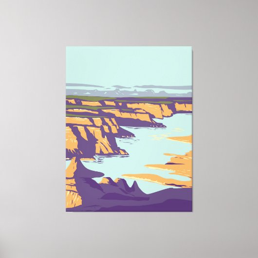 Lake Powell Leinwanddruck (Vorderseite)