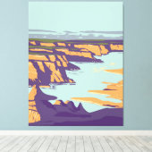 Lake Powell Leinwanddruck (Insitu (Holzboden))