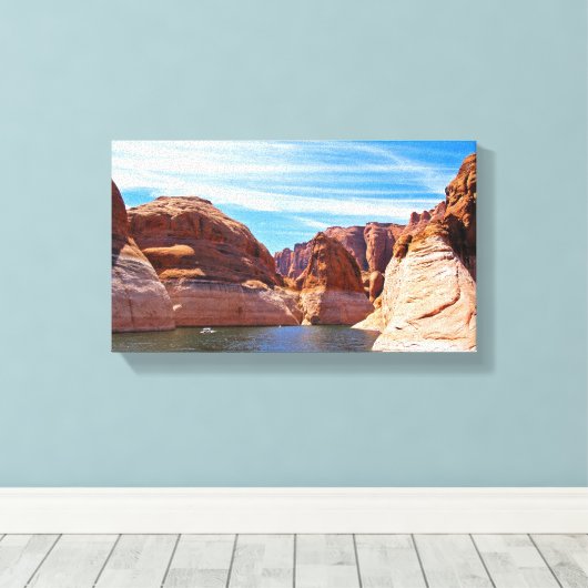 Lake Powell Leinwanddruck (Insitu (Holzboden))