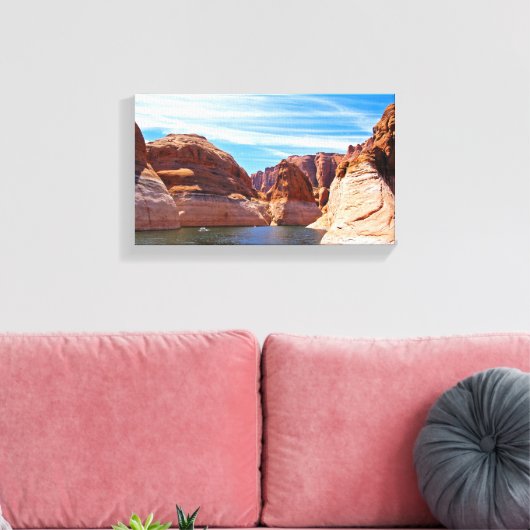 Lake Powell Leinwanddruck (Insitu (Wohnzimmer))