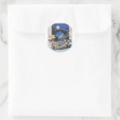 Lake Powell Moonlite Landschaftlich Runder Aufkleber (Tasche)