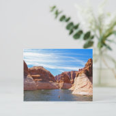 Lake Powell Page Arizona Wasserspeicher Landschaft Postkarte (Stehend Vorderseite)