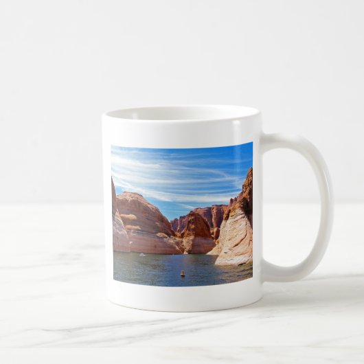 Lake Powell Page Arizona Water Reservoir Landscape Kaffeetasse (Rechts)
