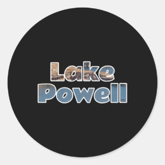 Lake Powell Runder Aufkleber