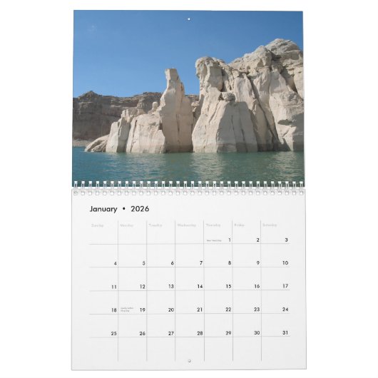 Lake Powell Travel Fotografy Kalender (Jan 2026)