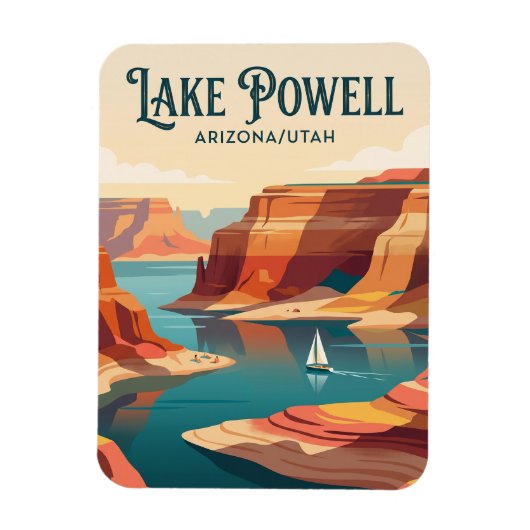 Lake Powell USA Magnet (Vertikal)