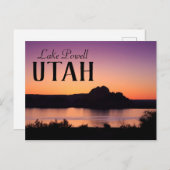 Lake Powell Utah Dawn Postkarte (Vorne/Hinten)