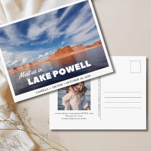 Lake Powell Wedding Save the Date Postcard Postkarte