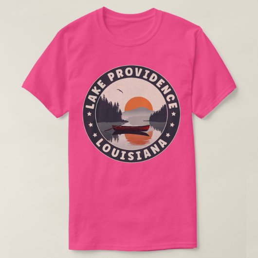 Lake Providence Louisiana Sunset TShirt (Design vorne)