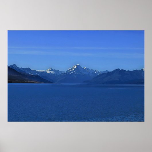 Lake Pukaki and Aoraki Poster (Vorne)