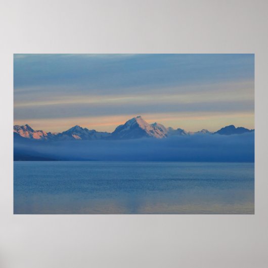 Lake Pukaki Dawn Poster (Vorne)