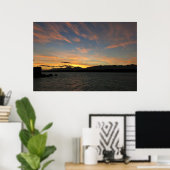 Lake Pukaki Sunset Poster (Heimbüro)