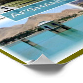 Lake Qargha - Babur Garden Poster (Ecke)