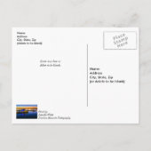 Lake Ray Hubbard Rockwall TX Sunset Thinking of U Postkarte (Rückseite)