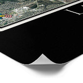 Lake Ray Hubbard Texas Satellite Poster Karte (Ecke)