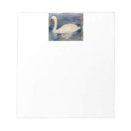 Lake Reflections Swan Notizblock