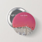 Lake Retba, Senegal - Rosa See Boote Button (Vorne & Hinten)