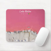 Lake Retba, Senegal - Rosa See Boote Mousepad (Mit Mouse)