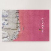 Lake Retba, Senegal - Rosa See Boote Puzzle (Horizontal)