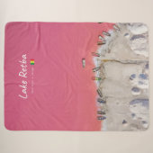 Lake Retba, Senegal - Rosa See Boote Sherpadecke (Vorderseite (Horizontal))
