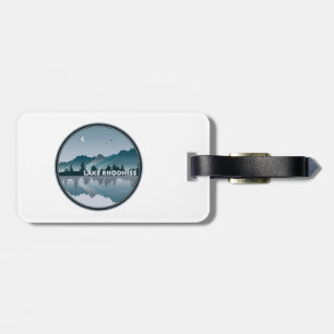 Lake Rhodhiss North Carolina Reflektion Gepäckanhänger