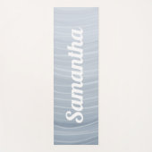 Lake Ripple Lines Meditative Flow Yogamatte (Vorderseite)