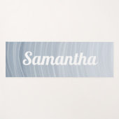 Lake Ripple Lines Meditative Flow Yogamatte (Vorderseite (Horizontal))