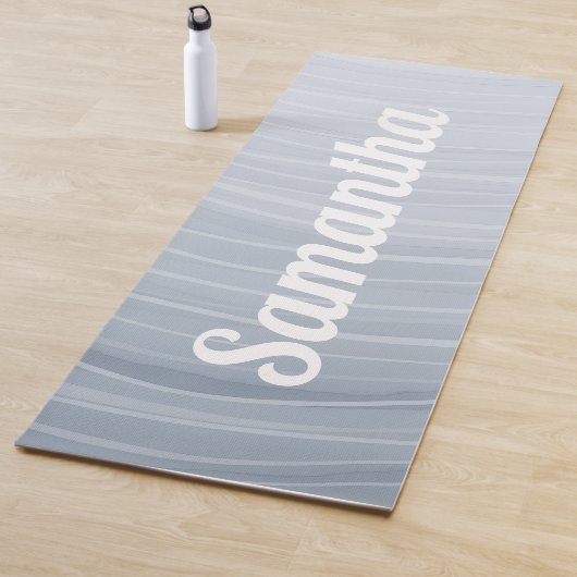 Lake Ripple Lines Meditative Flow Yogamatte (Beispiel)