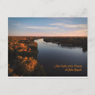 Lake Royale Sunset Post Card Postkarte