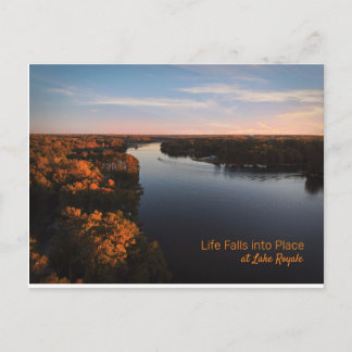 Lake Royale Sunset Post Card Postkarte