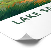 Lake Sam Rayburn Texas Travel Print Poster (Ecke)