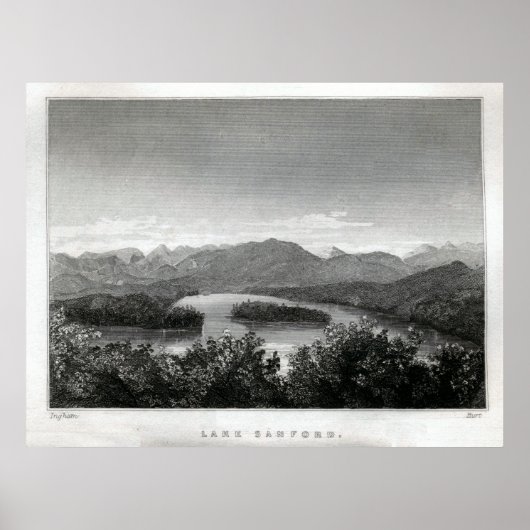 Lake Sanford Adirondacks Poster (Vorne)