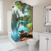 Lake Scene Duschvorhang (Beispiel)