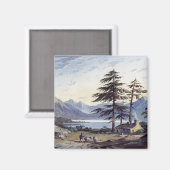 Lake Scene Magnet (Vorderseite/Rückseite)