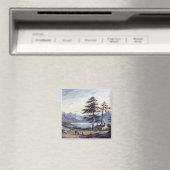Lake Scene Magnet (In Situ (Geschirrspüler))