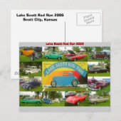 Lake Scott Rod Run 2006 Postkarte (Vorne/Hinten)